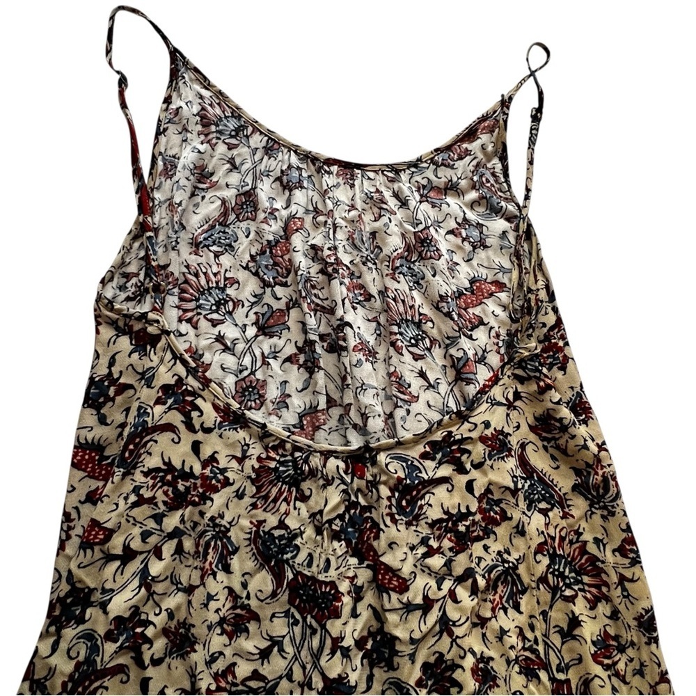 Flynn Skye Scoop Back Spaghetti Strap High Low Printed Maxi Dress Stitch Fix USA - Picture 11 of 16